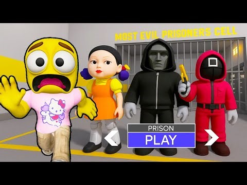 LOCKED UP BY THE SQUID GAME FAMILY WITH PRODER (Prison Escape Squid Game Family)