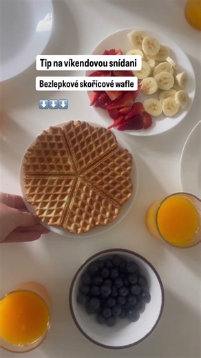 Bezlepkové wafle, které si dělám pořád dokola.