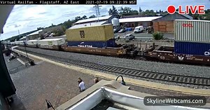 【LIVE】 Webcam Flagstaff - Train Station | SkylineWebcams