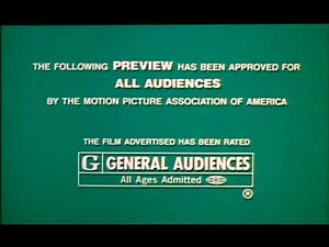 MPAA Trailer Band (G)/Walt Disney Pictures (1992)