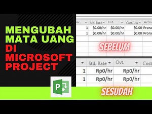 mengubah mata uang di microsoft project