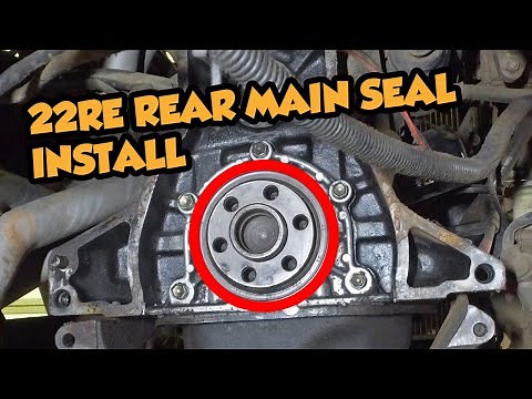 How to Install a Rear Main Seal | 22RE Toyota 3rd Gen Pickup