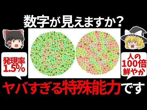 【色覚テスト】違う世界が見えている？あなたも4色型色覚者かもしれません【ゆっくり科学】