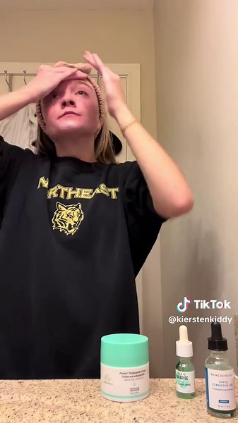 nightime routine 🤍☁️🫧 #fyp #grwm #college