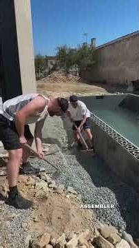 PVC swimming pool #swimmingpool #construction #house