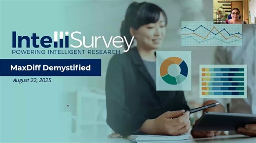 Webinar Recording: MaxDiff Demystified: