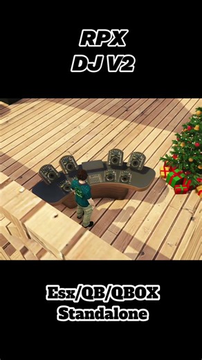 Dj System Script, ESX, qb core, qbox - FiveM #roleplay #fivem #realityrp