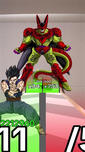 Beast Gohan vs Cell Max #beastgohan #cellmax #dragonballsupersuperhero #shorts #fyp #anime#cellgames