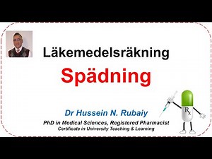 Läkemedelsräkning - Spädning