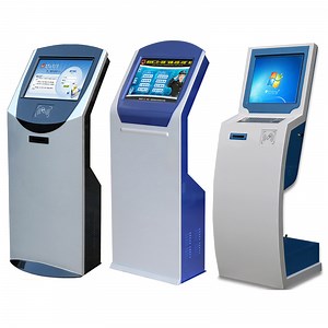 [Hot Item] 17 19 21.5 Inch IR Touch Screen Kiosk Ticket Dispenser Calling Ticket Issuing Machine Queue Management System for Bank Hospital