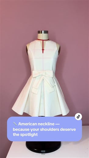 💥 When the neckline speaks louder than words… 📏Follow for more sewing magic ✂️ #usa #diyfashion #tutorial #pattern #dresses #sewingtrend #fyp #diy #beforeandafter #sewingtiktok #summer