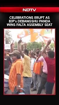 BJP’s Debangshu Panda Wins Falta Assembly Seat, Massive Celebrations Erupt