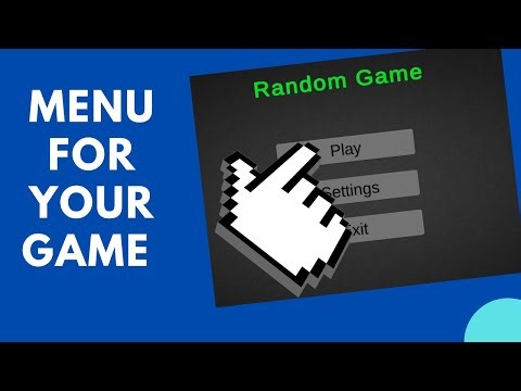 Create MAIN MENU For Your Game QUICKLY in Unity