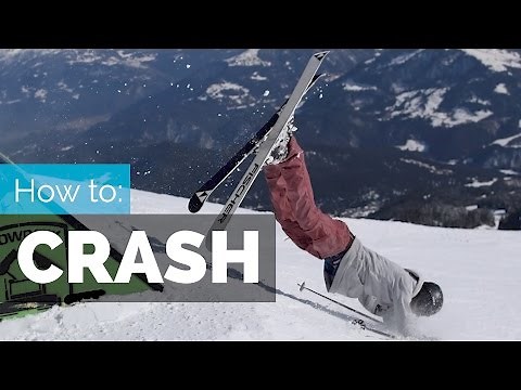 How To Crash on Skis | 4 Falling Techniques