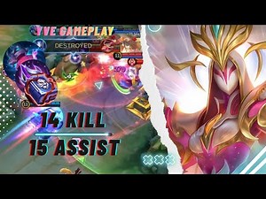 YVE BEST BUILD 2025 !! CD REDUCTION AND POKE BUILD ! 14 KILL AND 15 ASSIST ! TOP 1 GLOBAL YVE BUILD