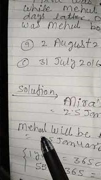 RRB NTPC REASONING most important questions#_calender