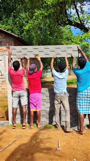 Cement readymade panel installation process #shorts