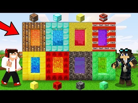 PODRÓŻUJEMY PO 8 NOWYCH WYMIARACH W MINECRAFT!