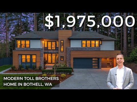 Touring the Modern Toll Brothers - Home in Bothell, WA