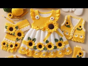 Amazing baby frocks pettren for crochet wwork // Easy handwork Frock