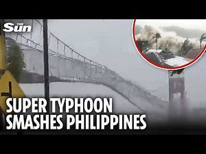 Super Typhoon Fung-wong SLAMS into Philippines with one million people forced to evacuate