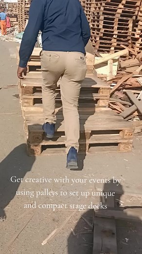 Unique Pallet Stage Decks for Creative Events