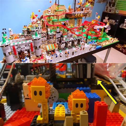 Nintendo Fans Build Massive LEGO Mario Kart Roller Coaster, Complete with Custom Characters