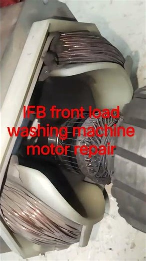 front load washing machine motor repair