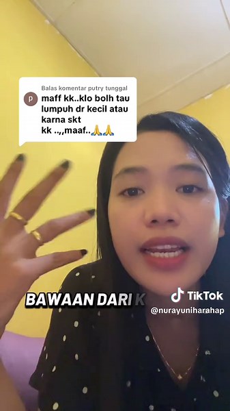 Membalas @putry tunggal aku lumpuh nya udah 4 tahun ,,#fyppppppppppppppppppppppp #creatorsearchinsight #sharing #spinalcordinjurysurvivor #cederasarafsumsumtulangbelakang