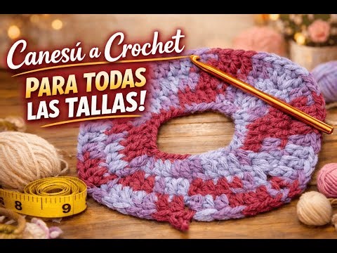 Canesú a crochet para todas las tallas 🧶✨ | Paso a paso fácil 👌📐