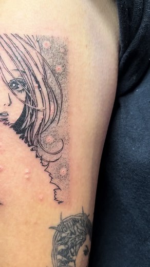 All the Nana tattoos ive done so far 🍓🖤🐈‍⬛🐶 Instagram : @ kats_tatts_ #tattoos #nana #nanaandhachi #hachi #mangatattoo #animetattoo #nanatattoo