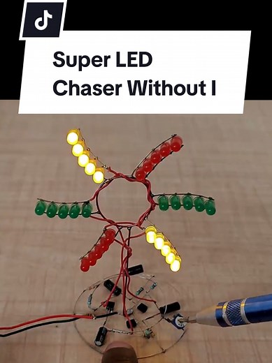 DIY Super LED Chaser Project Without Integrated Circuit