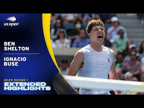 Ben Shelton vs. Ignacio Buse Extended Highlights | 2025 US Open Round 1