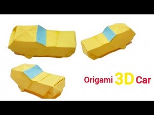 How to Make an Origami Car with Easy Folds/How to Make a Cool Origami Car for Kids