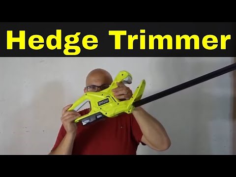 Ryobi 18 Inch Cordless Hedge Trimmer Review-18V One Plus Battery