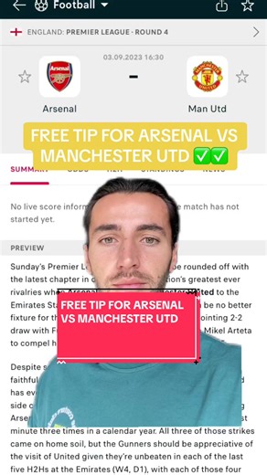 Free Tips for Arsenal vs Manchester United - Key Injuries, Rivalry, and Predictions!