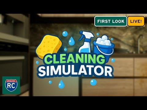 Cleaning Simulator Early First Look Live! - Our Cleaning Business Journey Begins! Episode 1