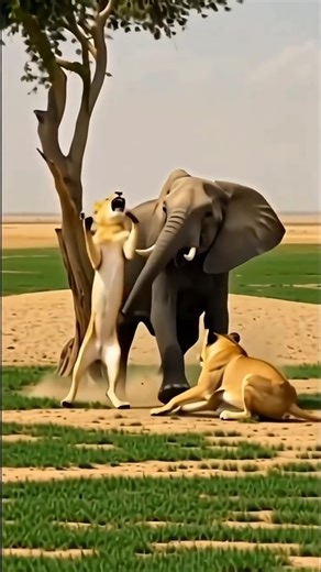 Epic Lion vs Elephant Fight – Who Wins the Ultimate Jungle Battle?