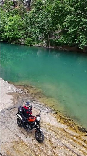 Waterfall and stream motorcycle tour Honda cl 250 #motorcycle #hondacl250 #motovlog