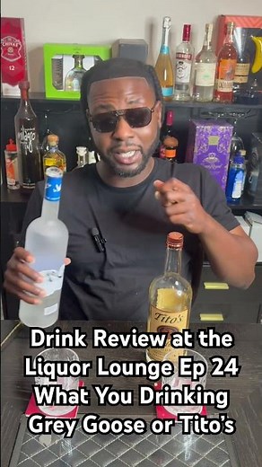 2 of the most popular premium vodkas on the market Grey Goose nTito’s Drink Review at #liquorlounge