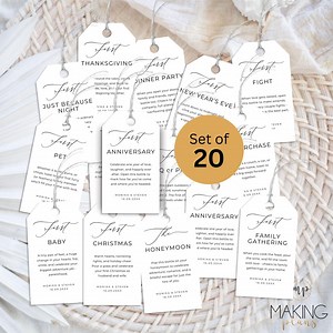 Milestone Wine Labels Printable Wine Tags Bridal Shower Gift Wedding Year of Firsts Wine Labels Instant Download Canva Template MN04 - Etsy