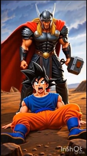 God of universe ne thor ka hatora tora #ytshorts #goku #dragonball