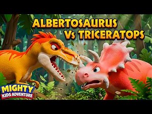 ALBERTOSAURUS vs TRICERATOPS 🦖⚔️ Who Wins the Ultimate Dinosaur Hybrid Battle | EP 13 | Dinosaur