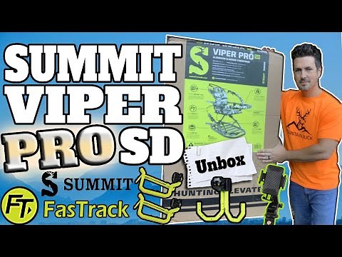 Summit Viper Pro SD Unboxing and Assembly + Plus FasTrack Accessories! 🥇Best Climbing Treestand🥇
