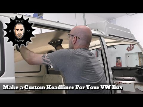 How to make a wooden headliner for your VW Bus cabin