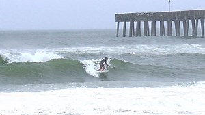 Panama City Beach sees surfers hit the waves as Fred makes landfall