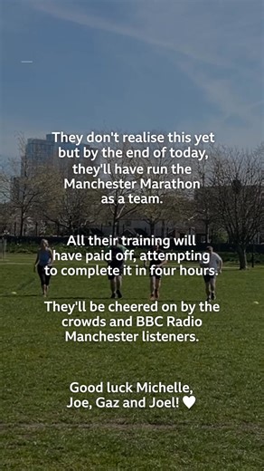 39K views · 120 reactions | Good luck to our Manc-tastic team of relay runners for the Manchester Marathon today   Listen to BBC Radio Manchester from 10:00 on BBC Sounds to follow them  bbc.in/manclistenlive | BBC Manchester | Facebook