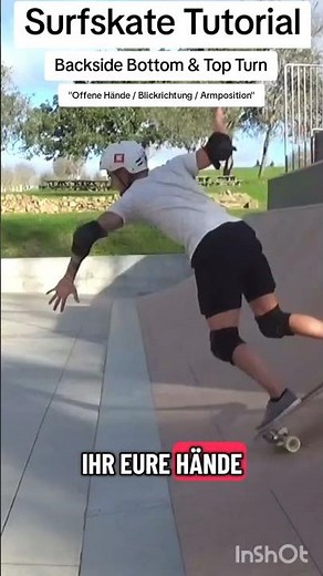 Backside Surfskate Turn für Anfänger zum Nachmachen - Step by step Anleitung!