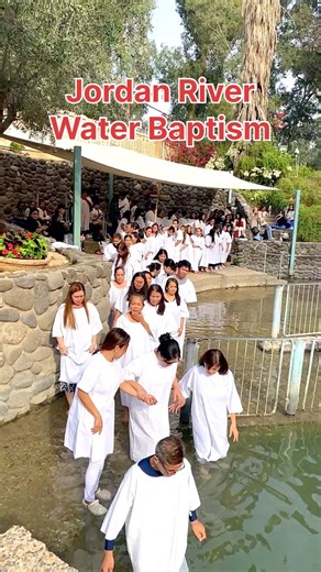 Jordan River Water Baptism | Visit Israel From Your Home