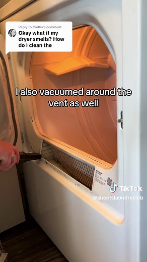 Replying to @Caitlin heres how to clean a smelly dryer and get bad smells out of a clothes dryer! #dryermaintenance #moldremoval #cleanyourdryervent